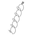 thumbnail image 3 of Armario Sombrero Ganchos Alambre De Hierro Sobre La Puerta Cadena Apilable Sombrero Exhibidor Estante Bolsa De Ropa Corbatas Bufanda Colgando Ganchos De Almacenamiento Cateissary HA025530-01, 3 of 6