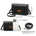 thumbnail image 5 of Sendefn Crossbody Bags For Women,Wallet Phone Purse Shoulder handbags Multi-Function Small RFID Clutch Card Holder, 5 of 8