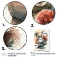thumbnail image 3 of Designart Koala Bear Love Holding Flowers Canvas Wall Art, 3 of 5