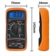 thumbnail image 2 of Xl830l Digital Multimeter 2000 Counts Mini Multimeter Battery Tester Current Voltage Ac Dc Resistance Buzzer Transistor Npn Pnp Voltmeter Ammeter With, 2 of 5