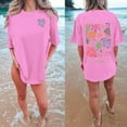 thumbnail image 2 of LINGLANG Womens Summer Tops Loose Fit T Shirt Beach Oversized Graphic Tees Baggy Shirts Summer Tops Tshirts Shirts, 2 of 6
