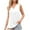 White, variant on Timegard Womens Tank Tops Ruched Solid Color Loose Sleeveless Tops Casual Comfy Lightweight Tee Shirts