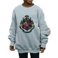 thumbnail image 3 of Harry Potter Girls Neon Hogwarts Crest Sweatshirt, 3 of 5