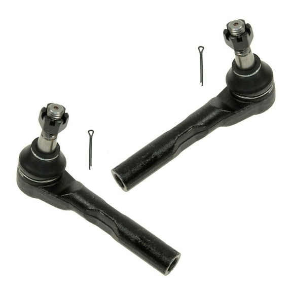 TRQ Front Outer Tie Rod Set Fits Select 2003-2014 Chevrolet Express 1500 2003-2005 Express 2500 GMC Savana 1500 Savana 2500