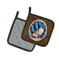 thumbnail image 2 of Caroline's Treasures 7155PTHD Christmas Tree Cat Pair of Pot Holders , 7.5HX7.5W, multicolor, 2 of 3