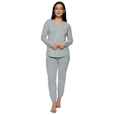 

Felina | Comfyz Coco Women’s 2-Piece Lounge Set | Lounge Set for Women (Heather Gray Medium)