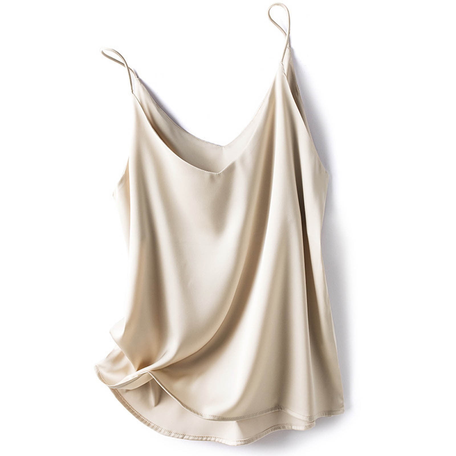 plus size white satin camisole