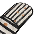 thumbnail image 4 of Yayeee Double Oven Mitt Kitchen Heat Resistant Baking 35" x7" Quilted Glove, Black Abstract Stripes, 4 of 6