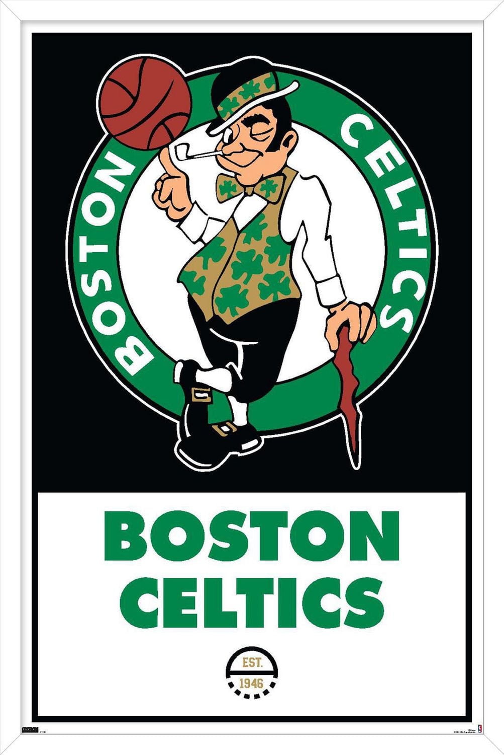 NBA Boston Celtics - Logo 21 Wall Poster, 14.725" x 22.375"