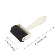 Arts Crafts DIY Rubber Roller Tools for Printmaking with Wooden Handle Brayer Roller and Ink Applicator Art Painting Tool