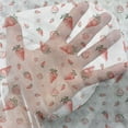 thumbnail image 3 of Strawberry Tulle Curtains with Rod Pocket, Grunge Pattern with Tropical Fruits Healthy Living Organic Eating, Sheer Drape for Wedding Party 2 Panels, 7 Sizes, Vermilion Green White, by Ambesonne, 3 of 3