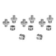 thumbnail image 2 of 1/4"-20 and 3/8"-16 Threaded Screw Adapter Mount Set Reducer Bushing Converter for Camera Tripod Monopod Ballhead Light Stand, 2 of 5