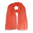 thumbnail image 2 of Beige Semi Sheer Viscose Extra Long Scarf Shawl, 2 of 6