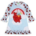 thumbnail image 2 of Sesame Street Girls' Sweet Dreams Elmo Rainbow Sleep Pajama Dress Nightgown, 2 of 7