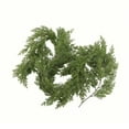 thumbnail image 2 of Artificial Norfolk Christmas Garland, 70.86 Inch Green Plastic Pine Branches, Indoor Outdoor Mantel Decor, for Wall Door Tree Decoration, 2 of 8