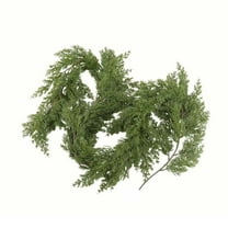 geerera 6FT Artificial Norfolk Pine Garland, Realistic Winter Greenery Garland, Faux Pine Table Garland, for Mantle Decor, Wall Display, Indoor Outdoor Use