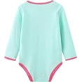 thumbnail image 6 of WIBACKER 0-12M 100% Cotton Baby Boys 3-pack Flowers Long Sleeve Variety Onesies Snap Bodysuits, 6 of 9