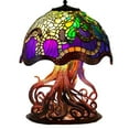 Table Lamp Nightstand Lamps Painting Mushroom Table Lamps Bohemian Resin Night Light Lava Lamp