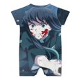 thumbnail image 2 of Demon Slayer Muichiro Tokito Baby Bodysuit Boy Girl Clothes Soft Newborn Infant Outfit Short Sleeve Romper, 2 of 8