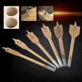 thumbnail image 3 of 6pcs Flat Spade Drill Bits High Grade Spade Blade Bits Woodworking Flat Drilling, 3 of 5