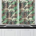 thumbnail image 4 of CADecor Dinosaur Pattern Print Window Treatment Panel Curtains Window Curtain Kitchen Curtain,Two Piece 26x39 Inches, 4 of 4
