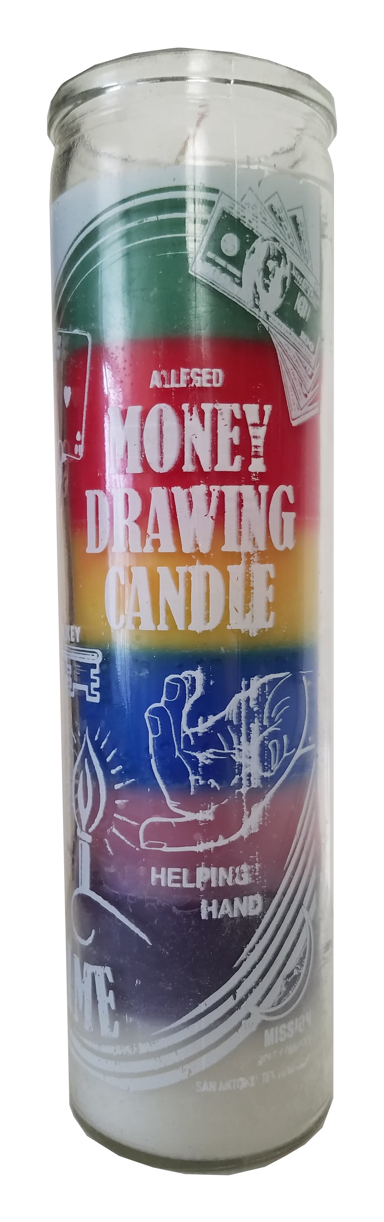 Lucky Flame Alleged Money Drawing 7Color Candle