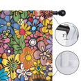 thumbnail image 4 of Blackout Kids Curtains,Pioneer Flower Floral Print Pattern Childrens Insulated Curtains Set Of 2,Bedroom Essentials,Toddler Room Decor 42"x54", 4 of 5