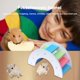 thumbnail image 5 of Juguetes de ejercicio de escalada de animales pequeños de hámster de madera (puente de arco iris blanco) Tmvgtek Para estrenar, 5 of 8