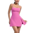 thumbnail image 5 of Bnwani Tennis Dresses for Women,Women's Dresses,Built-in Bra,Quick Drying,Breathable,Casual,Hot Pink,L, 5 of 5