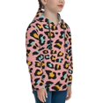 thumbnail image 3 of Kdxio Leopard Pattern Boys Athletic Unisex Boys Girls Hoodie with Pocket Sweatshirts-Small, 3 of 6