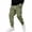 Army Green, variant on Jogger Sweatpants for Men Drawstring Sweatpants | Fall Winter Cinch Bottom With Pockets, LOS ANGELES CALIFORNIA Graphic Print