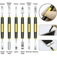 thumbnail image 3 of Ensemble de Spudger 6 Pièces Outils de Réparation Électroniques 6 en 1 Ouvrant Métal Double Fini Kit d'Outils pour Téléphone Portable, iPhone, Ordinateurs Portables, Tablettes, etc., 3 of 5