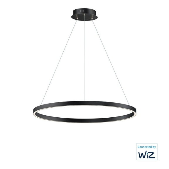 ET2 Lighting E22726-BK 32 in. Groove LED Pendant - Black