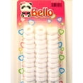 thumbnail image 3 of Dsk Bello Small Terry Ponytail Holder Elastics - White - 72 Pcs., 3 of 4