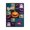 A002- B, variant on Halloween Throw Blanket 59 Inch Plush Soft Cozy Throw Blanket Throw Blanket for Couch Bed Purple Orange Cartoon Halloween Decor for All Season 1 Piece