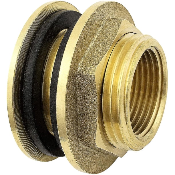 2 uds mampara de mampara de acero inoxidable de alta calidad de 3/4 pulgadas para grifos de agua, barril de lluvia, contenedor, tanque Ibc