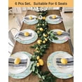 thumbnail image 4 of 13 Inch Round Placemats Set of 4, Easter Eggs Non Slip Heat Insulation PP Table Mats, Spring Daisy Eucalyptus Leaves Teal Wooden Washable Place Mats for Kitchen Dining Party Table Decor, 4 of 7