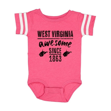 

Inktastic West Virginia Awesome Since 1863 Gift Baby Boy or Baby Girl Bodysuit