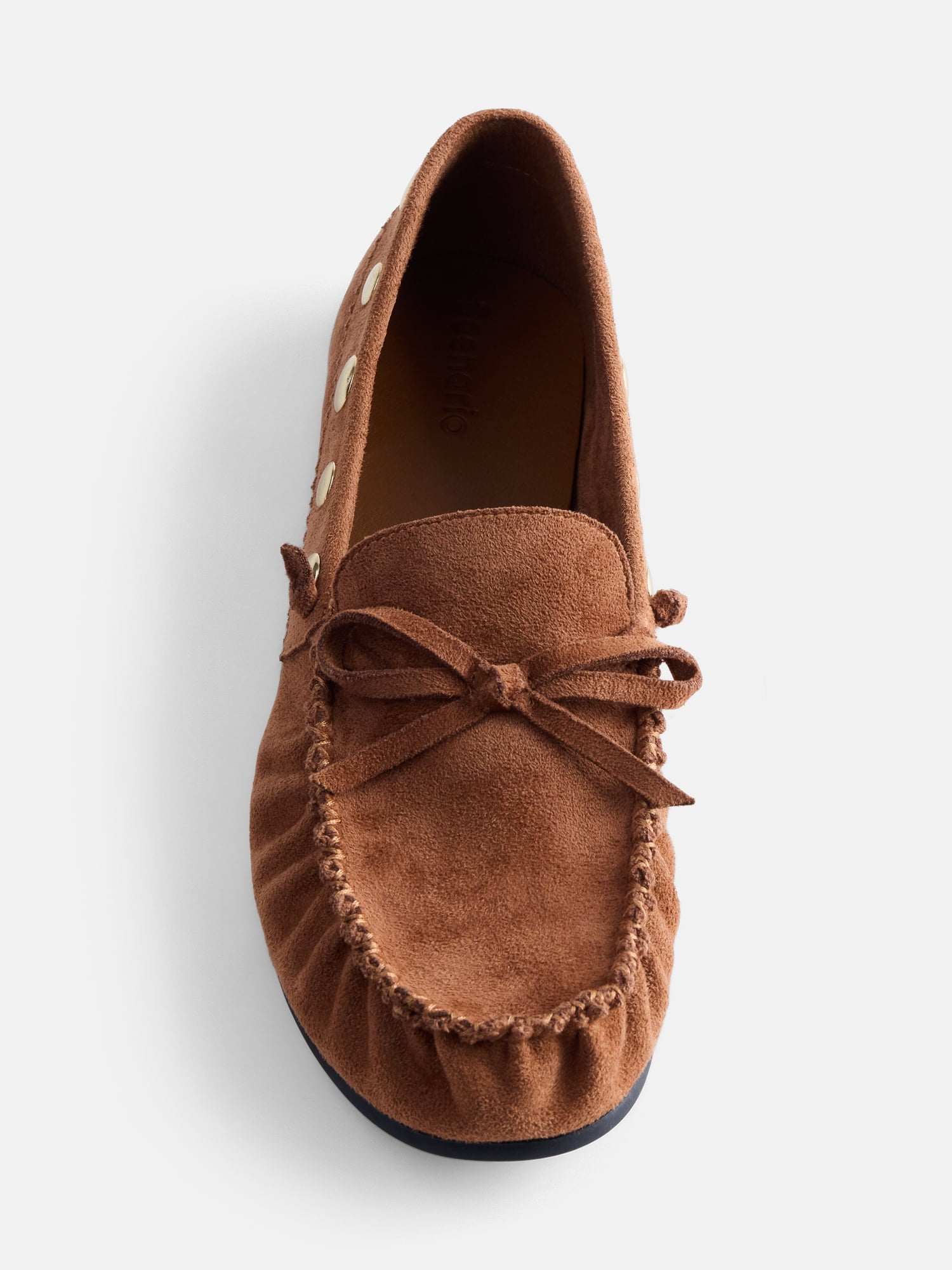 Scenario Women's Studded Moccasin Flats