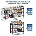 thumbnail image 2 of Zapatero extensible Mavivegue de 3 niveles ajustable de 46-84 cm, 2 of 7