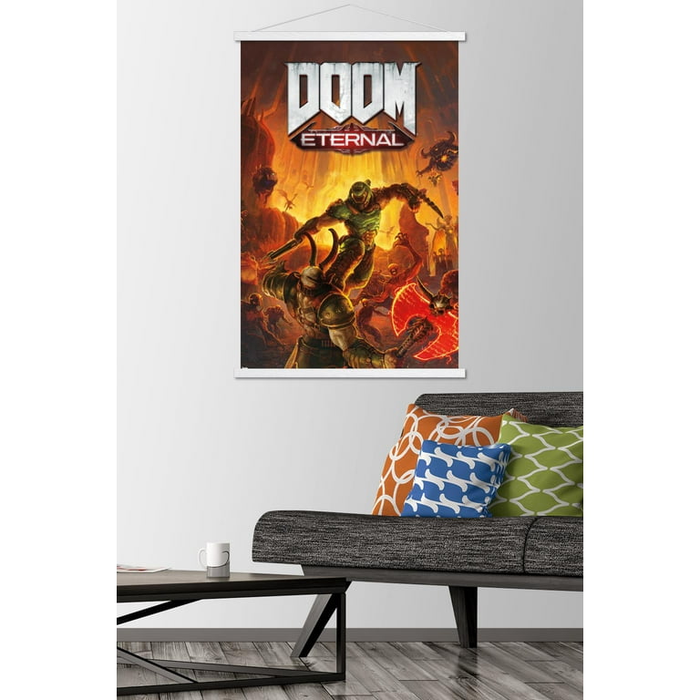 Doom Eternal - Marauder Wall Poster with Magnetic Frame, 22.375