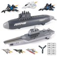 thumbnail image 1 of Portaaviones de juguete WaSaika con aviones de combate y submarinos, 1 of 7
