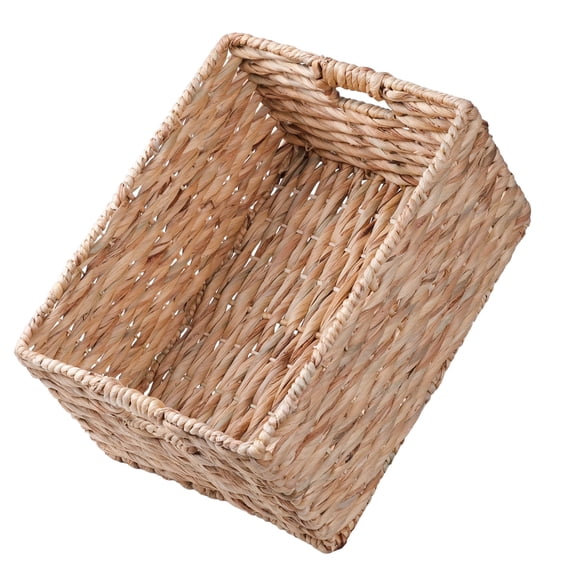 SOLHOME Water Hyacinth Storage Baskets, 33.6 Quarts