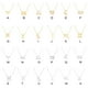 thumbnail image 4 of Sonducket Ins Twelve Zodiac Sign Amistad Collar Ins Charm Delicado colgante a prueba de herrumbre Accesorio de moda Acuario Plata Type3 NO3 Sonducket AP009334-18, 4 of 6