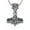 Silver, variant on Stainless Steel Mjolnir Thor Hammer Pendant Necklace Nordic Viking Jewelry