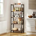 thumbnail image 4 of Costway 1 PCS 5-Tier Bookshelf Bookcase with Metal Frame & Dual Anti-Tipping Kits Storage Rack, 4 of 9