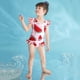 thumbnail image 1 of Traje de baño de una pieza para mujer, conjuntos de bikini para mujer, niñas pequeñas, moda, lindo estampado, sin mangas, traje de baño de playa para surf, traje de baño para niñas, 1 of 9