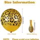 thumbnail image 2 of 100pices Ballons Lopard En Latex Ballons De Gupard Ballons D'animaux De La Jungle Pour Les Fournitures De Fte Pour Animaux De Zoo Safari Dcoration, 2 of 5
