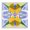 Kaleidoscope Symmetry Geometric, variant on Stupell Industries Eclectic Revival Kaleidoscope Symmetry Canvas Art, 17 x 17, by Melissa Wang