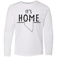 thumbnail image 3 of Inktastic It's Home- State of Nevada Outline Distressed Text Long Sleeve Youth T-Shirt, 3 of 5